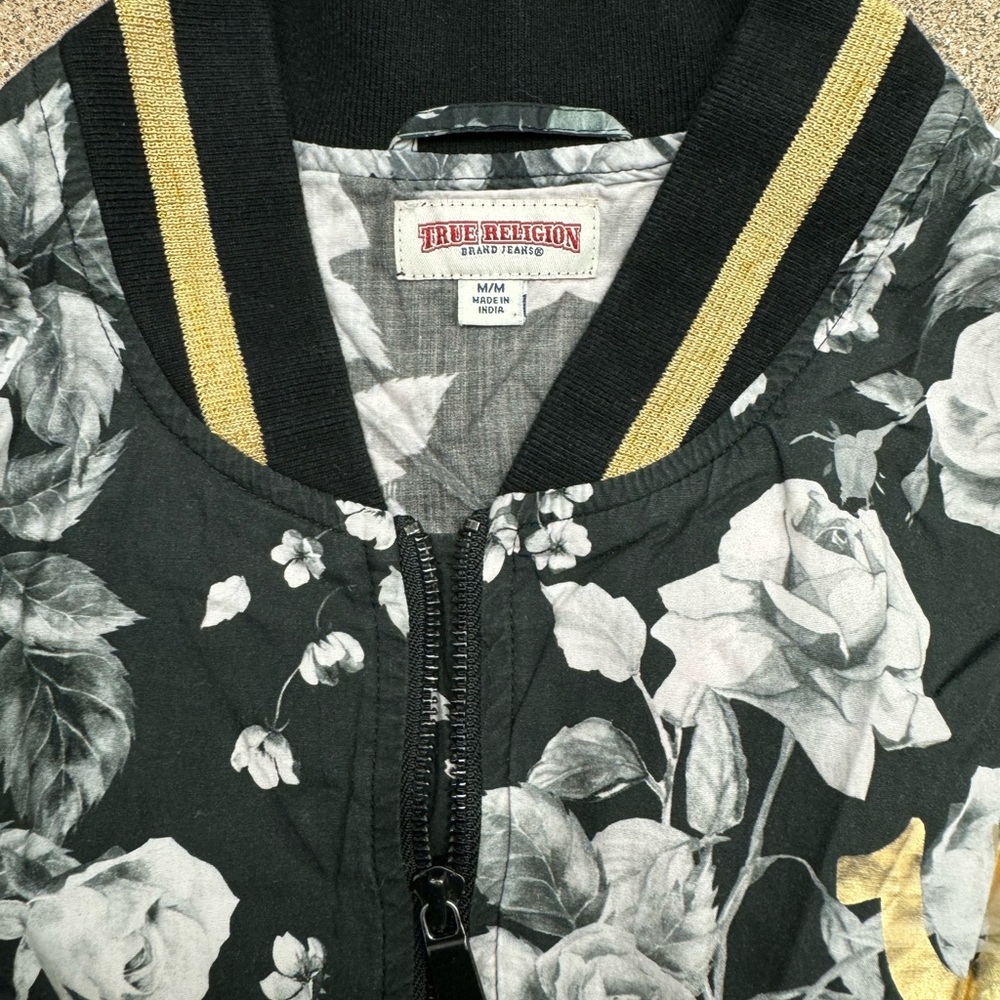 True Religion Allover Print Bomber Jacket